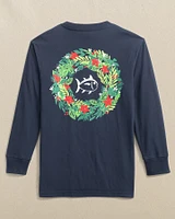 Kids ST Holiday Wreath Long Sleeve T-Shirt