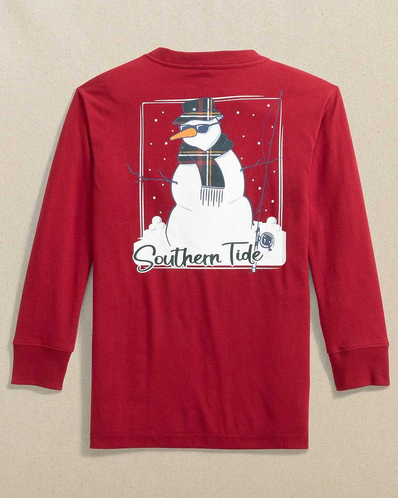 Kids ST Snowman Long Sleeve T-Shirt