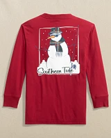 Kids ST Snowman Long Sleeve T-Shirt