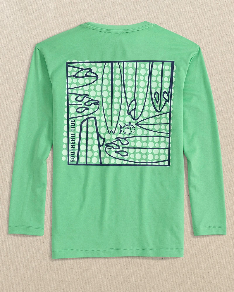 Kids Surfing Fun Long Sleeve Performance T-Shirt
