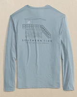 Lifeguard Tower Long Sleeve Performance T-Shirt