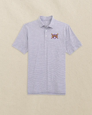 LSU 2025 Baseball National Champions Driver Spacedye Polo