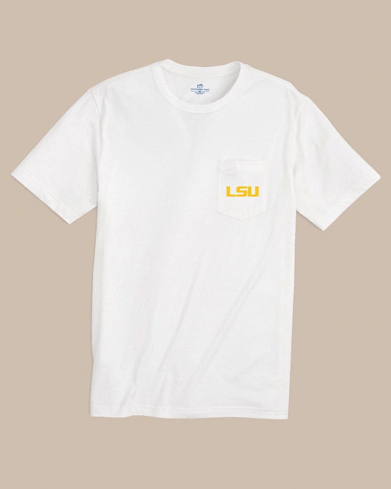 LSU Tigers Gameday Embroidered Short Sleeve T-Shirt