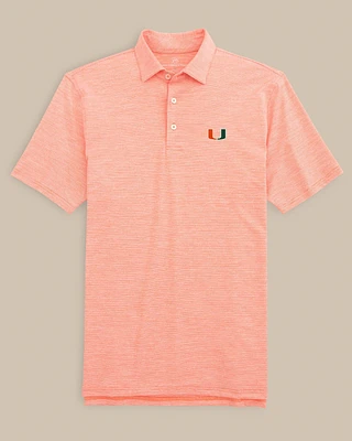 Miami Hurricanes Driver Spacedye Polo Shirt