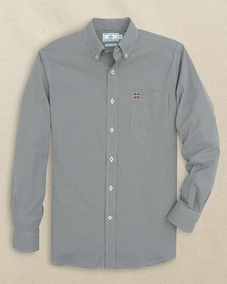 Mississippi State Bulldogs Gingham Button Down Shirt