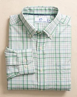 Morris Island brrr°® Intercoastal Plaid Long Sleeve Sport Shirt
