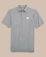 Notre Dame Fighting Irish Driver Spacedye Polo Shirt