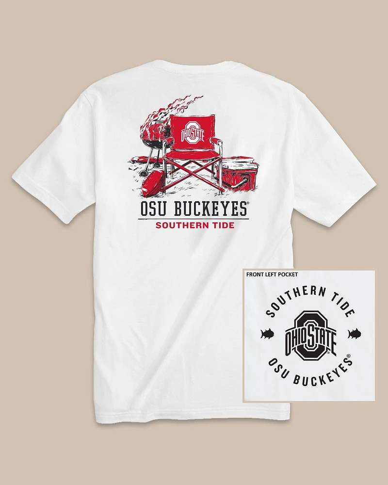 Ohio State Buckeyes Gameday BBQ Tailgate T-Shirt