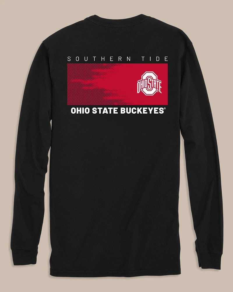 Ohio State Buckeyes Gameday Hexagon Gradient T-Shirt