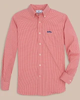 Ole Miss Rebels Gingham Button Down Shirt