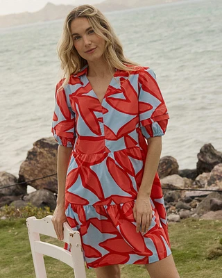 Piper Garden Glory Printed Short Sleeve Dress
