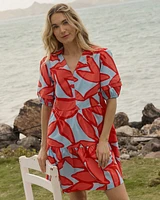 Piper Garden Glory Printed Short Sleeve Dress