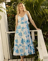 Raquel Leafy Luxe Printed Midi Dress