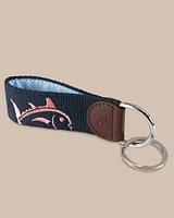 Rising Skipjack Embroidered Key Fob