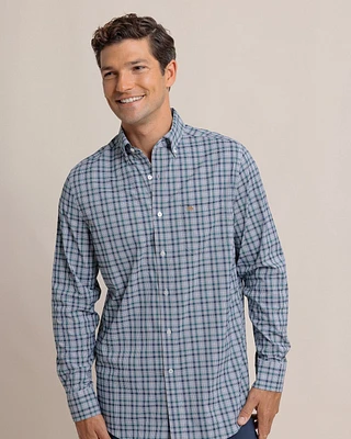 Saltgrass Plaid Intercoastal Long Sleeve Sport Shirt