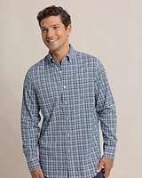 Saltgrass Plaid Intercoastal Long Sleeve Sport Shirt