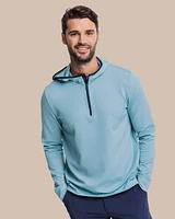 Scuttle Heather Performance Quarter Zip Hoodie - Sale