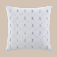 Southern Tide Southern Pines Square White Decorative Pillow