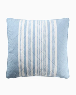 Southern Tide Westlake Euro Blue Sham