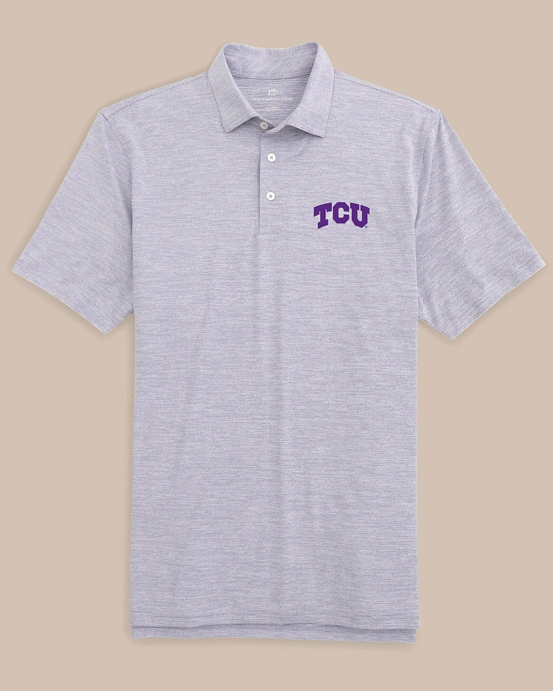 TCU Horned Frogs Driver Spacedye Polo Shirt