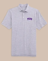 TCU Horned Frogs Driver Spacedye Polo Shirt