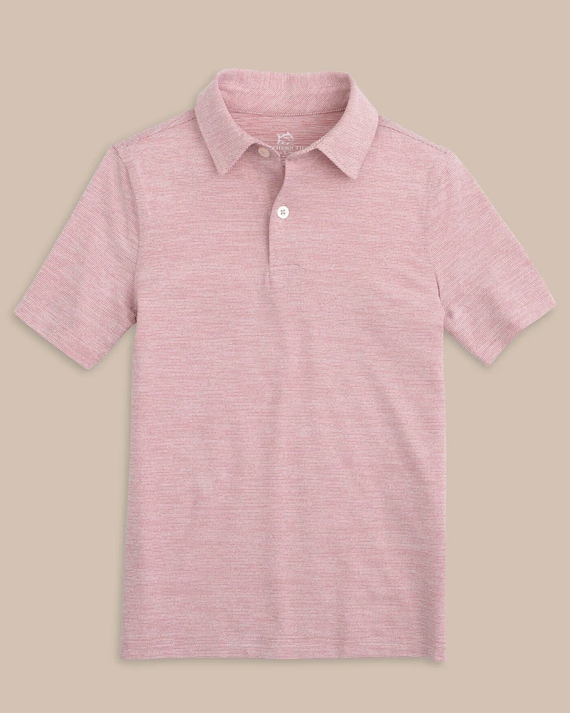 Boys Driver Spacedye Polo Shirt