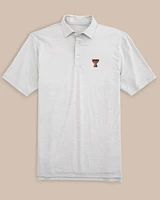 Texas Tech Driver Spacedye Polo Shirt