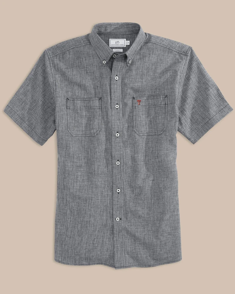Texas Tech Red Raiders Short Sleeve Button Down Dock Shirt