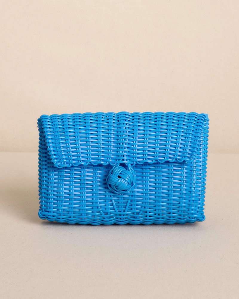 The Lilley Line Clutch - Celeste Blue