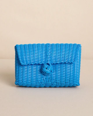 The Lilley Line Clutch - Celeste Blue
