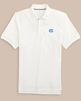 UNC Tar Heels Skipjack Polo Shirt - Classic White