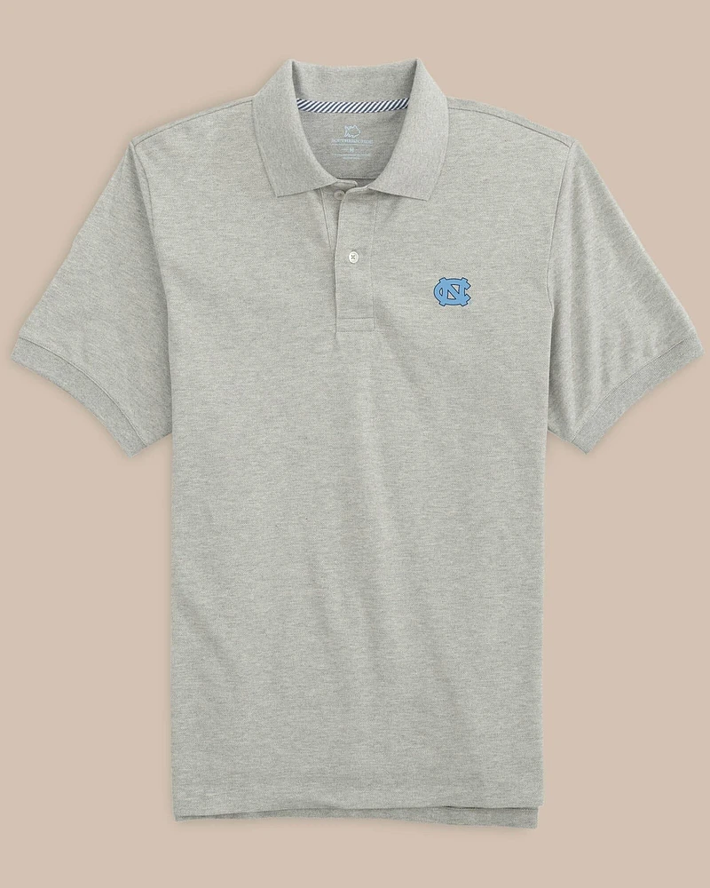 UNC Tar Heels Skipjack Polo Shirt - Heather Grey