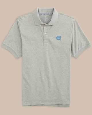 UNC Tar Heels Skipjack Polo Shirt - Heather Grey