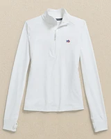 USA Flag Skipjack Women's Runaround Quarter Zip