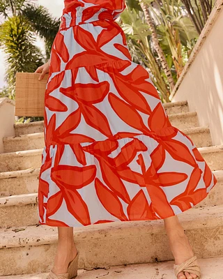 Vanna Garden Glory Printed Maxi Skirt