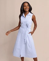 Whitley Seersucker Midi Dress