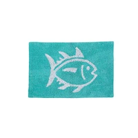 Reversible Skipjack Bath Rug - 17”W x 24”L