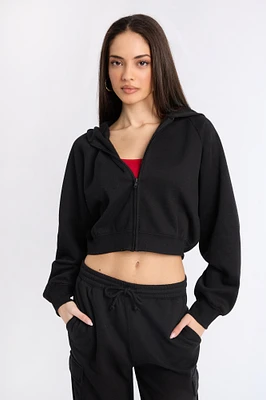 Midi Zip-Up Hoodie