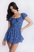 Smocked Corset Romper