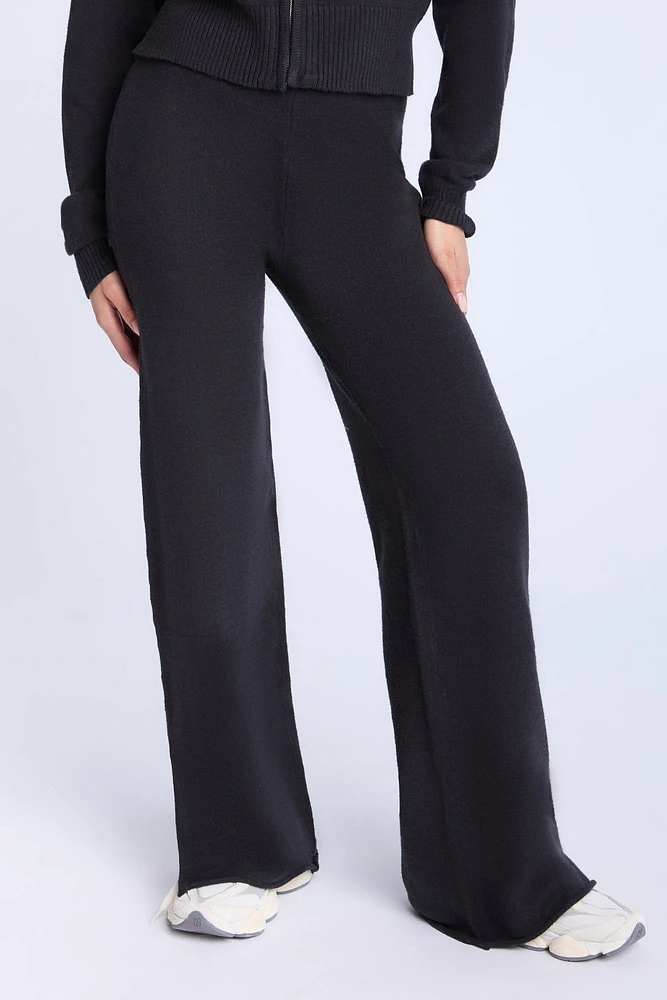 Pantalon de survêtement en tricot à plat