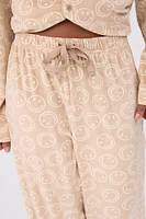 Velour Pajama Shirt & Pants Set