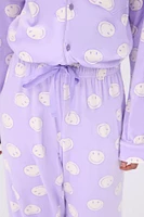 Velour Pajama Shirt & Pants Set
