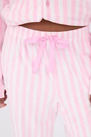 Velour Pajama Shirt & Pants Set