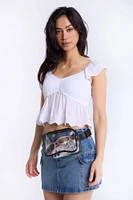 Sac banane transparent