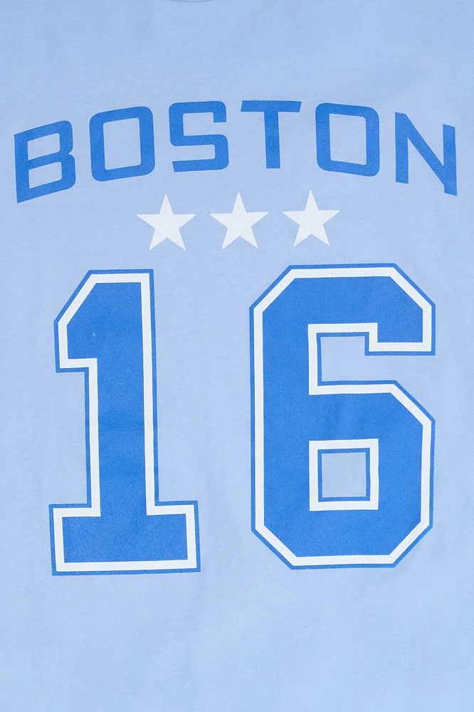 Womens 16 Boston Relaxed Graphic Tee