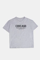 Womens Chicago Relaxed Graphic Tee