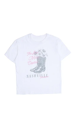 Nashville Tennessee Boyfriend Graphic Tee