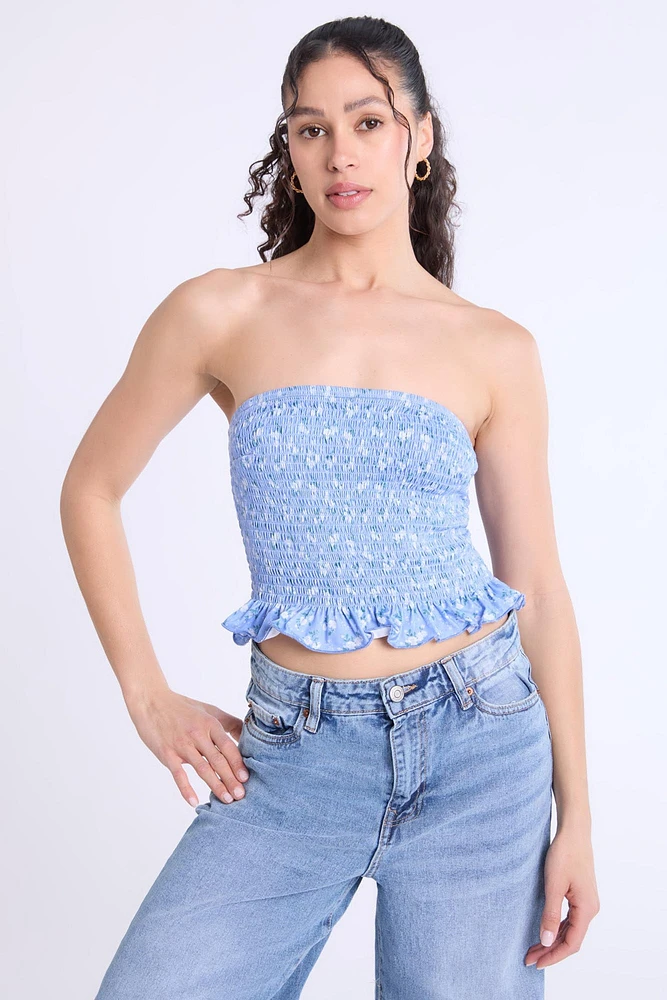 Camisole smockée