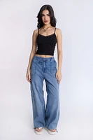 Débardeur camisole froncé
