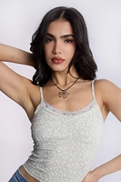 Débardeur camisole froncé